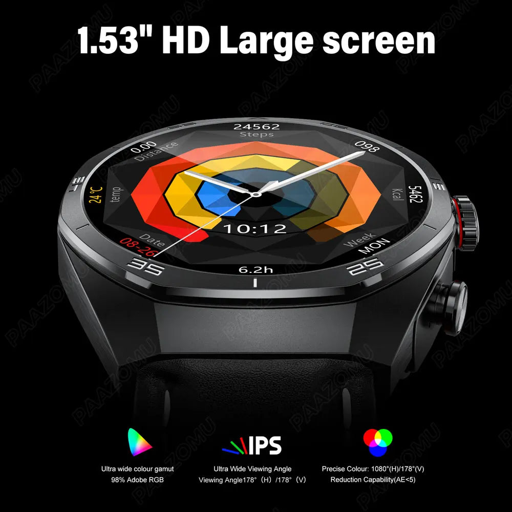 2025 New Smart Watch TWS Headset 2 In 1 Wireless Bluetooth Dual Earbuds Health Monitor Sport Tracker NFC Smartwatch for Huawei