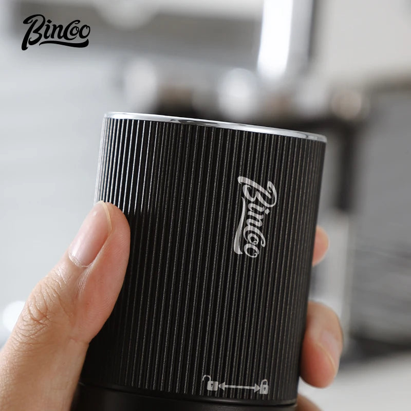 Bincoo Portable Electric Coffee Grinder Rechargeable Adjustable Mini Coffee Machine for Camping Household Use