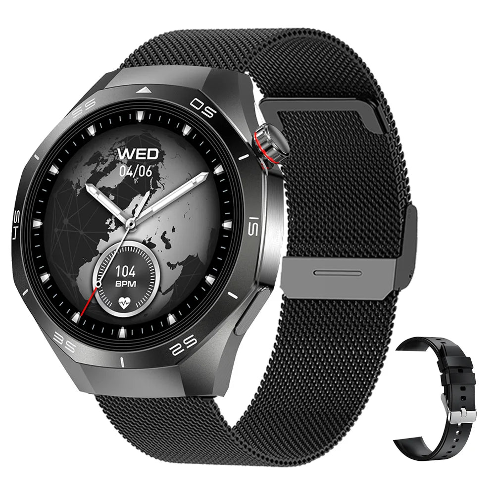 IMOSI New Outdoor Sport Smart Watch Men 360*360 HD Display Heart Rate Fitness Waterproof Business Bluetooth Call Ftiness Watches