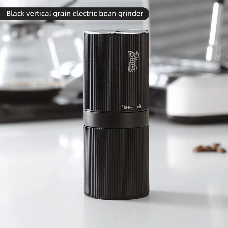 Bincoo Portable Electric Coffee Grinder Rechargeable Adjustable Mini Coffee Machine for Camping Household Use