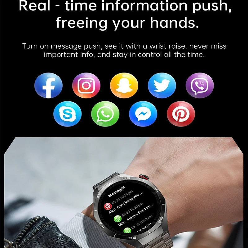 IMOSI New Outdoor Sport Smart Watch Men 360*360 HD Display Heart Rate Fitness Waterproof Business Bluetooth Call Ftiness Watches