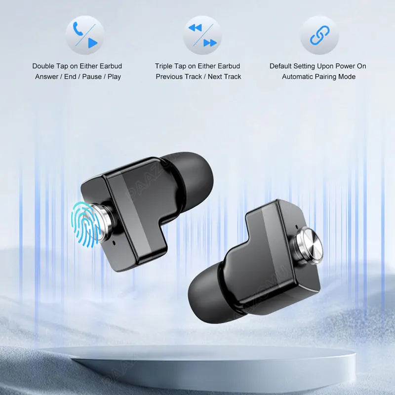 2025 New Smart Watch TWS Headset 2 In 1 Wireless Bluetooth Dual Earbuds Health Monitor Sport Tracker NFC Smartwatch for Huawei