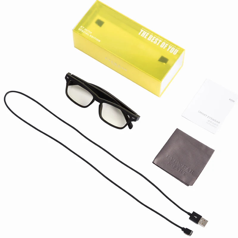 Smart glasses, audio call waterproof and anti-blue polarized light, sports hands-free call wireless smart
