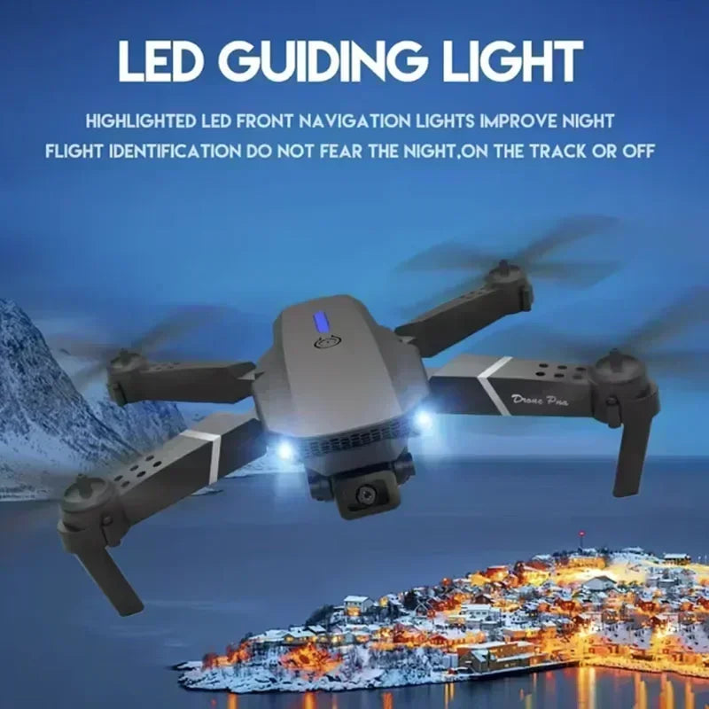 2025 E88 Professional Wide Angle RC Dron HD 4K Camera Mode Foldable Helicopter Aircraft Quadcopter Drone Kid Gift Toys 