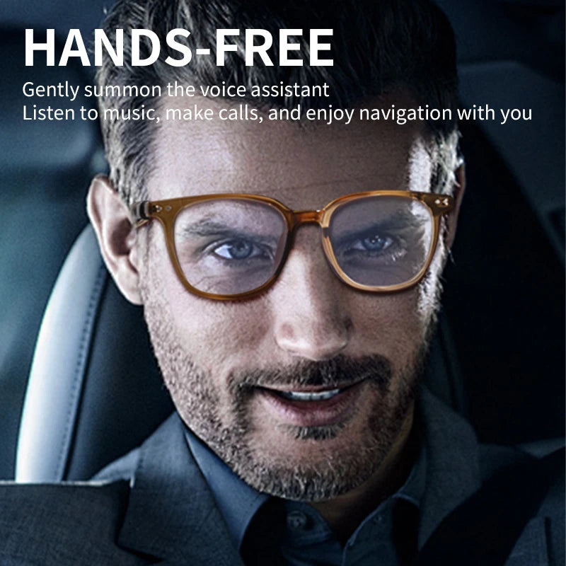 Smart glasses new color-changing lenses multifunctional sunglasses transparent anti-blue light eye protection for men and women