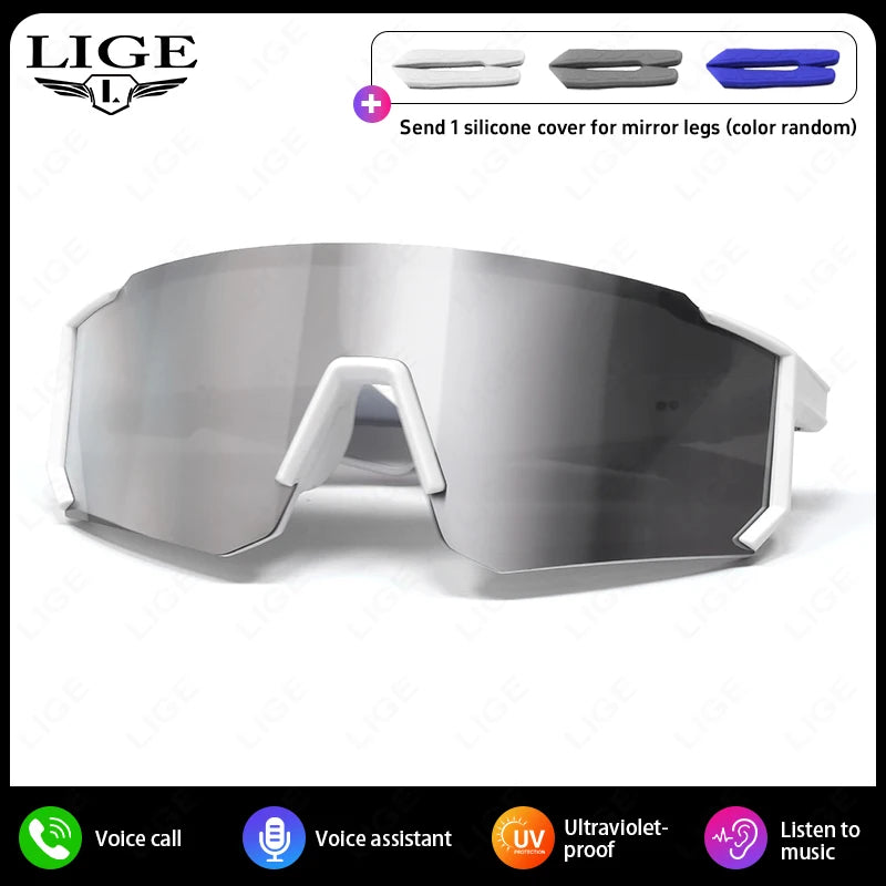 2025 Smart Glasses Cycling Sunglasses For Men Cycl Glasses Mountain Bicycle Goggles Women Outdoor Sports Running UV400 Eyewear