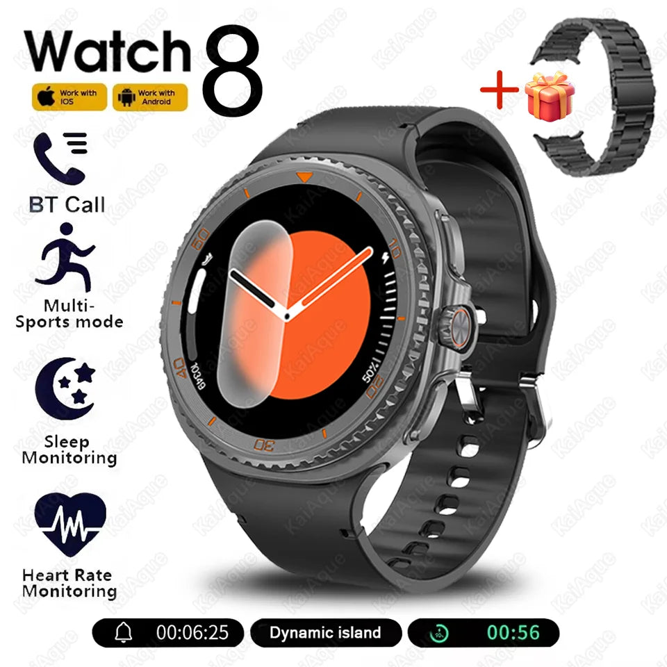 New DT Watch 8 Ultra Smart Watch Classic NFC Health Monitoring GPS Bluetooth Call IP68 Waterproof HD Smartwatch For IOS Android