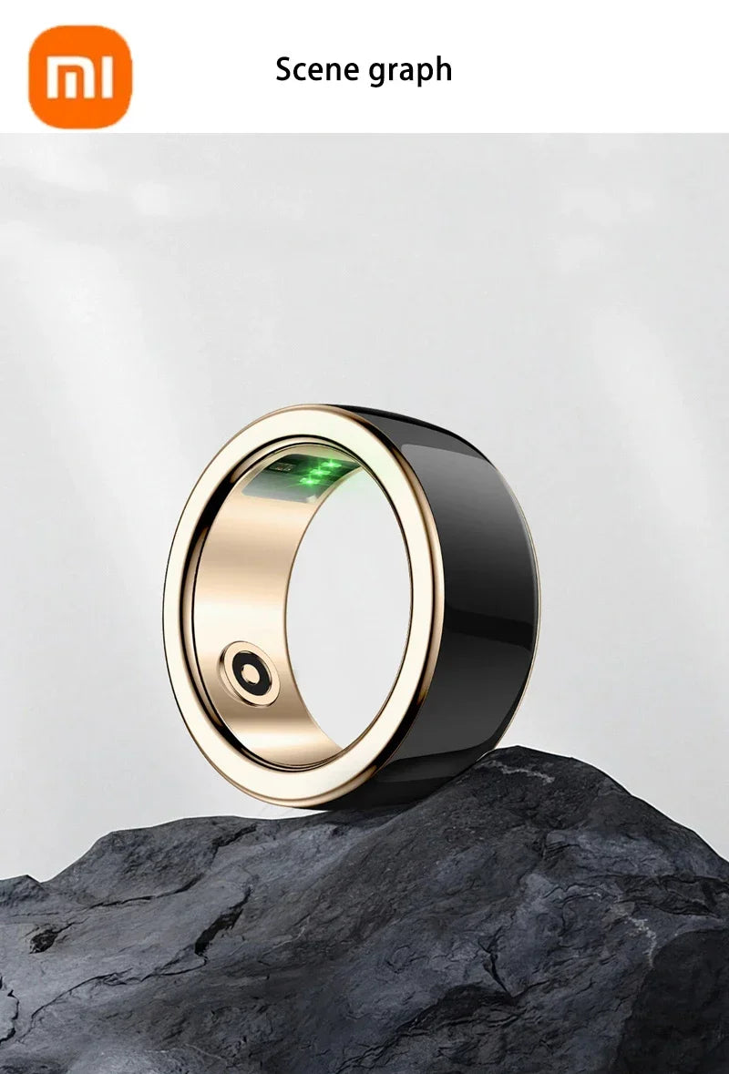 Xiaomi Smart-Ring Bluetooth Health Monitoring Blood Oxygen Sleep Heart Rate Multi-sport Modes Waterproof IP68&5ATM Men Women New