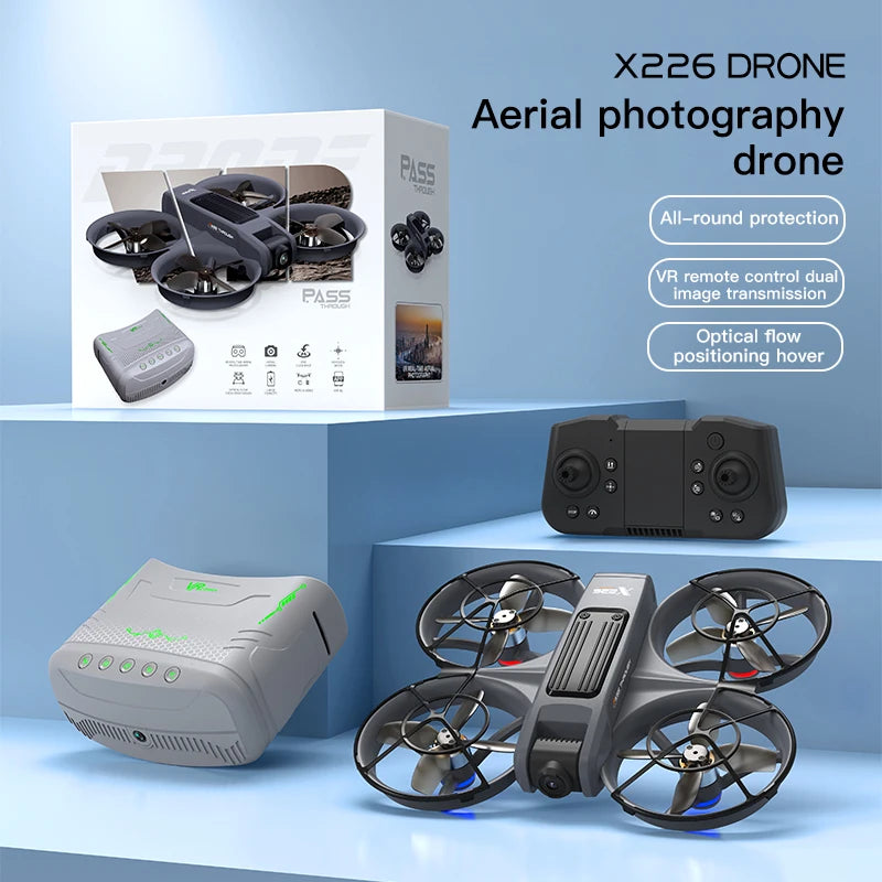 Xiaomi X226 VR mini Drone 8K Aerial HD Dual Camera Intelligent Obastacle Avoidance 5G WIFI Brushless Motor GPS Exclusive VR UAV