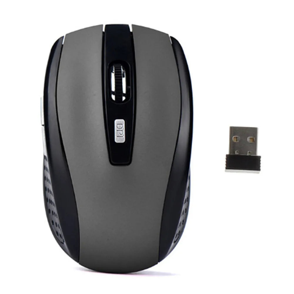 2.4G Wireless Mouse 2.4Ghz Gaming Mouse 6D Optical Wireless Mouse Slim Mini Noiseless Mice DPI1600 for Macbook PC Laptop