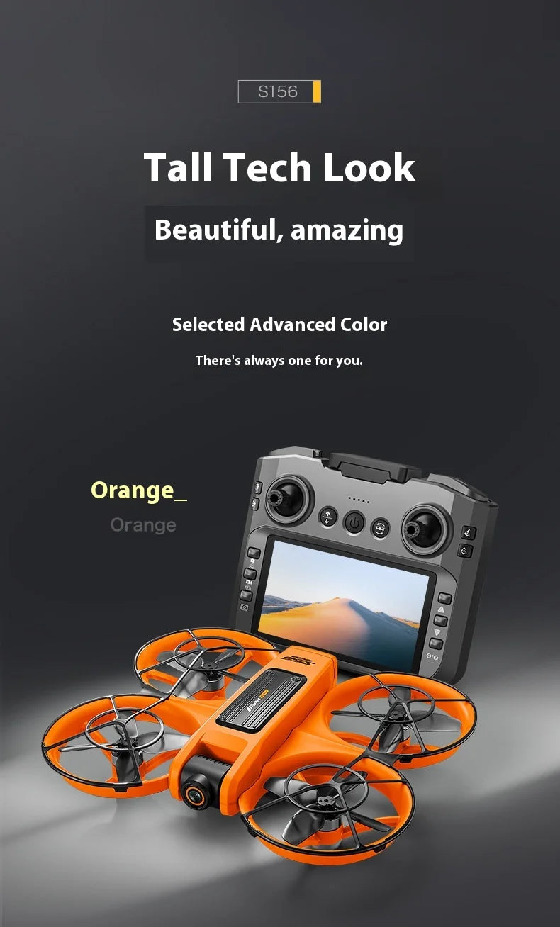 2025 New Xiaomi S156 Professional Drone With 8k Camera 5g Wifi Fpv Uav Quadcopter Obstacle Avoidance Remote Control Screen