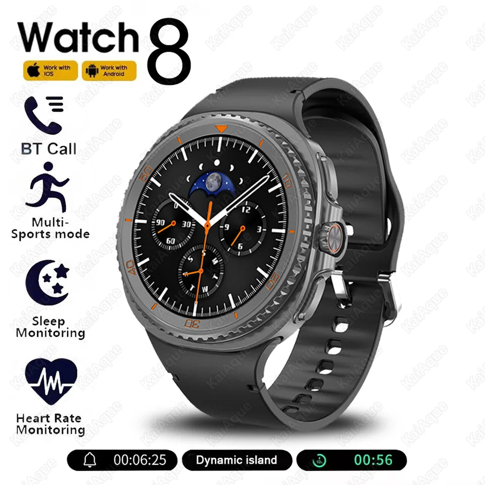 New DT Watch 8 Ultra Smart Watch Classic NFC Health Monitoring GPS Bluetooth Call IP68 Waterproof HD Smartwatch For IOS Android
