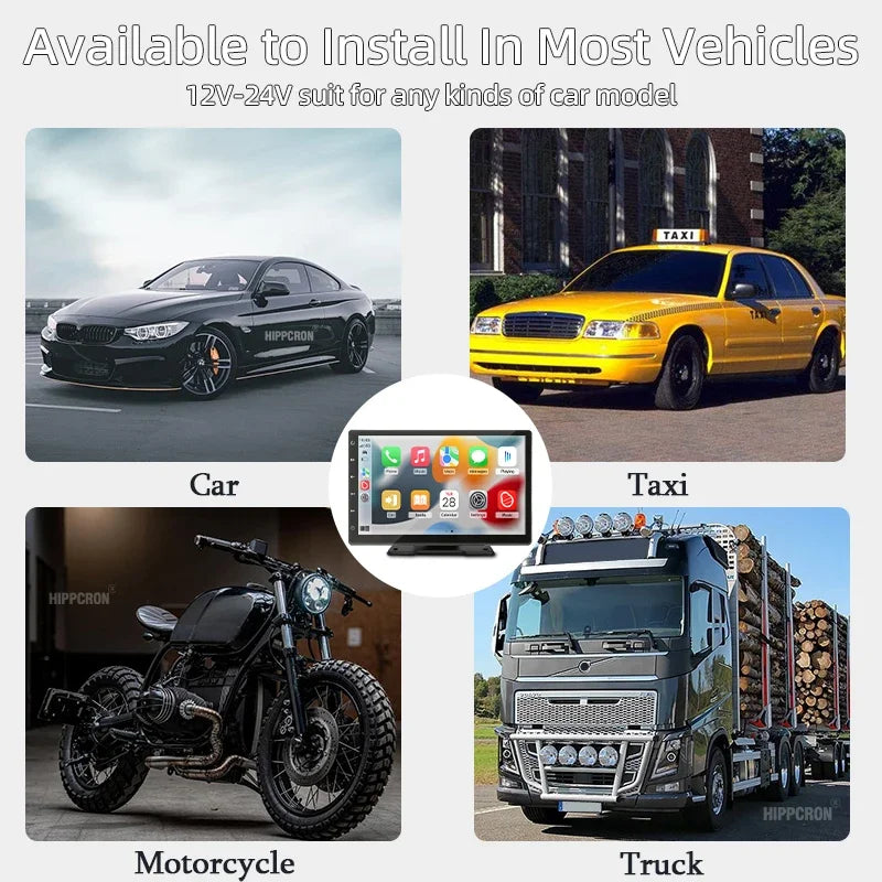 9 inch Car Radio Multimedia Video Player CarPlay Android Auto IPS Touch Screen AUX Input Bluetooth MirrorLink Universal