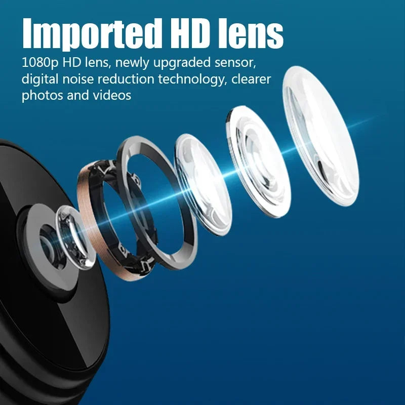 A9 Smart Home Security Camera WiFi Wireless 1080P Video Surveillance Remote Monitoring Motion Detection Night Vision Recorder