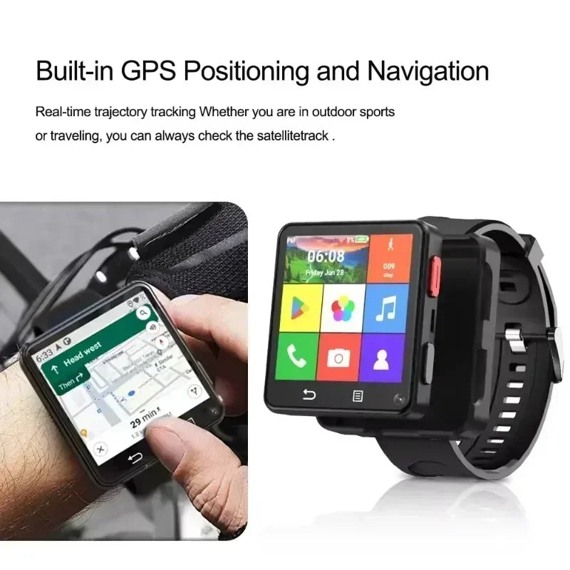 Smart watch Android operating system quad-core processor S998 storage 2.64-inch display dual-camera detachable smart watch