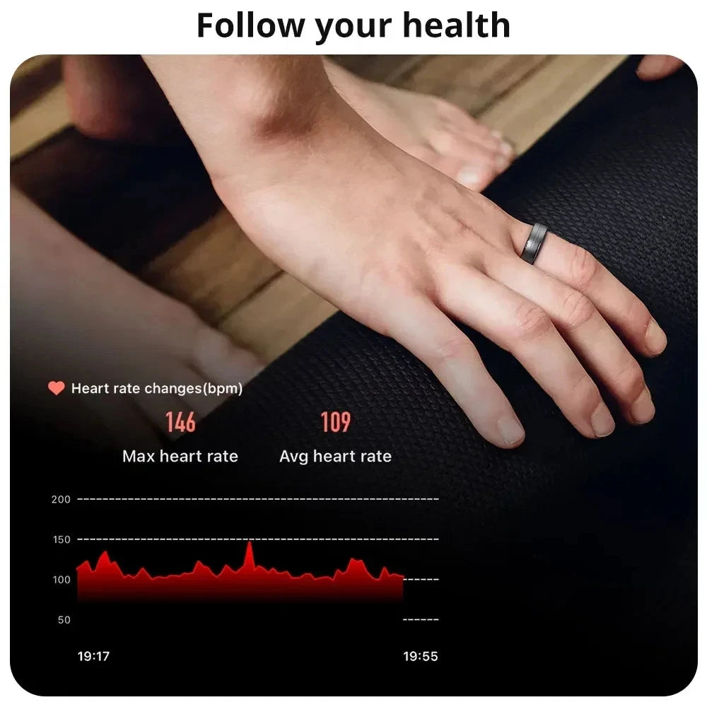 Smart Ring 2024 R06 Health Monitor Blood Pressure Sleep Heart Rate Waterproof Smart Rings Multiple sports modes For Xiaomi IOS