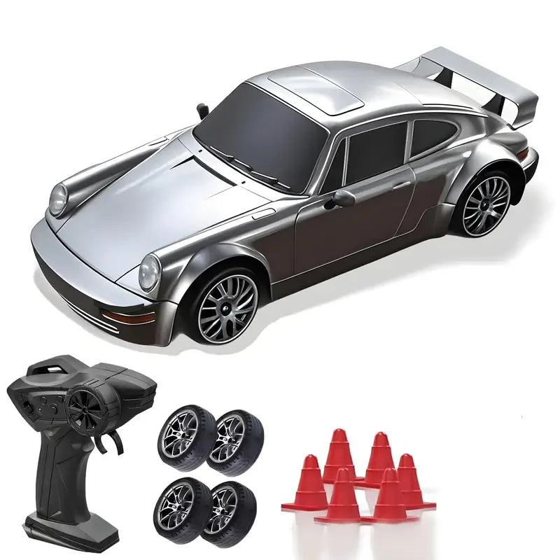 RC Cars 1:24 Remote Control Car 20KM/H 4WD High Speed RC Drift Car with LED Lights Extra Drifting Tires Vehicles for Adults Kids