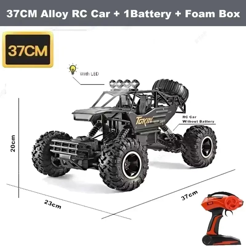 RC Off road Truck 1/12 4WD RTR Durable Beginner All Terrain RC Car High Speed 20Km/h Remote Control Monster Truck Adult Gift Toy