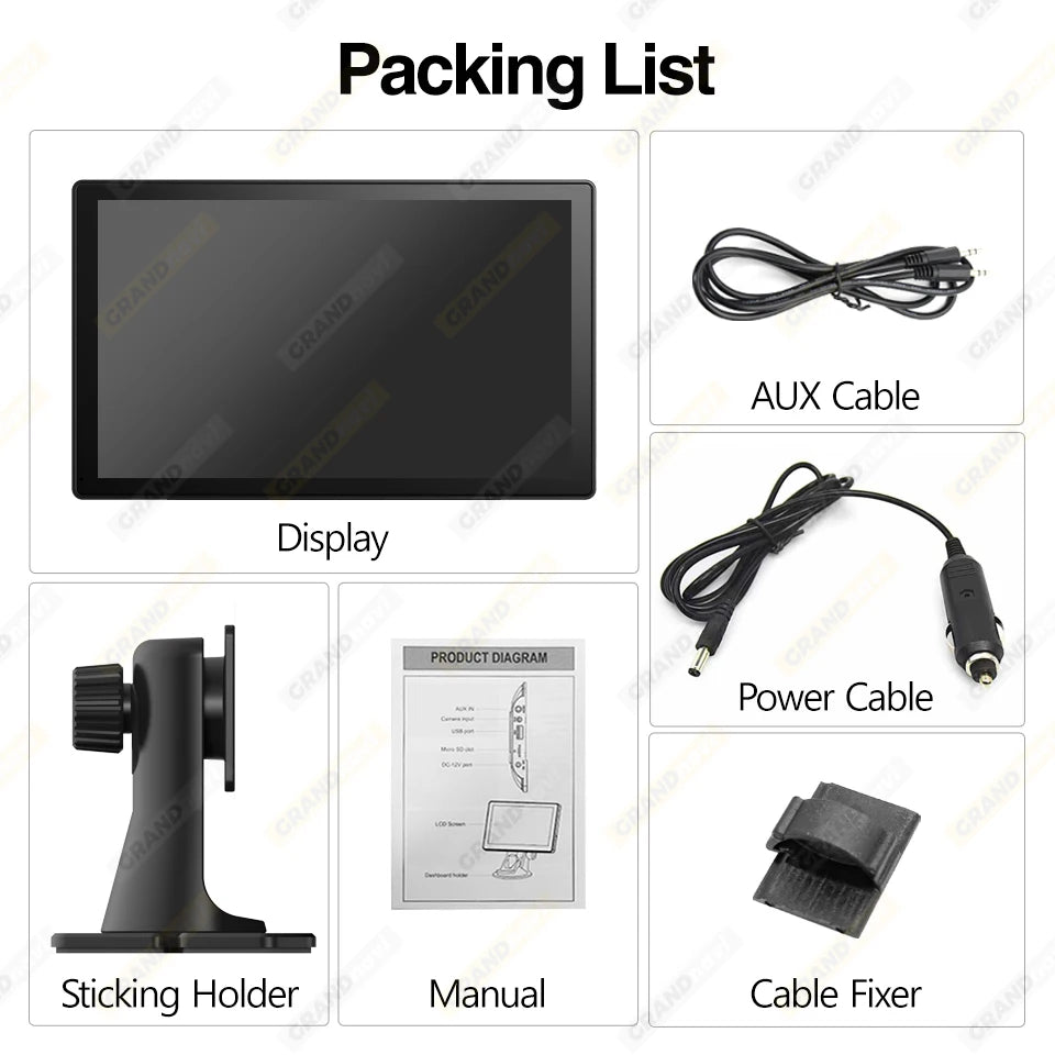 9 inch Car Radio Multimedia Video Player CarPlay Android Auto IPS Touch Screen AUX Input Bluetooth MirrorLink Universal