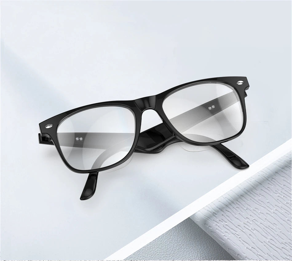 2025 New Smart Glasses Men 163 Online Language Al Intelligent Translation Anti-blue Lenses Wireless Call Voice Assistant Glasses