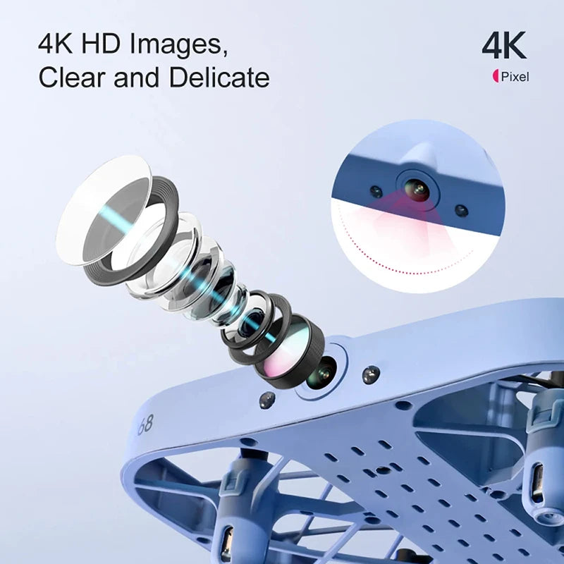 Xiaomi H107 Drone Mini Pocket Small Quadcopters Remote Control Helicopter 4K 8K With HD Camera Fpv Drones Christmas Gift For Kid