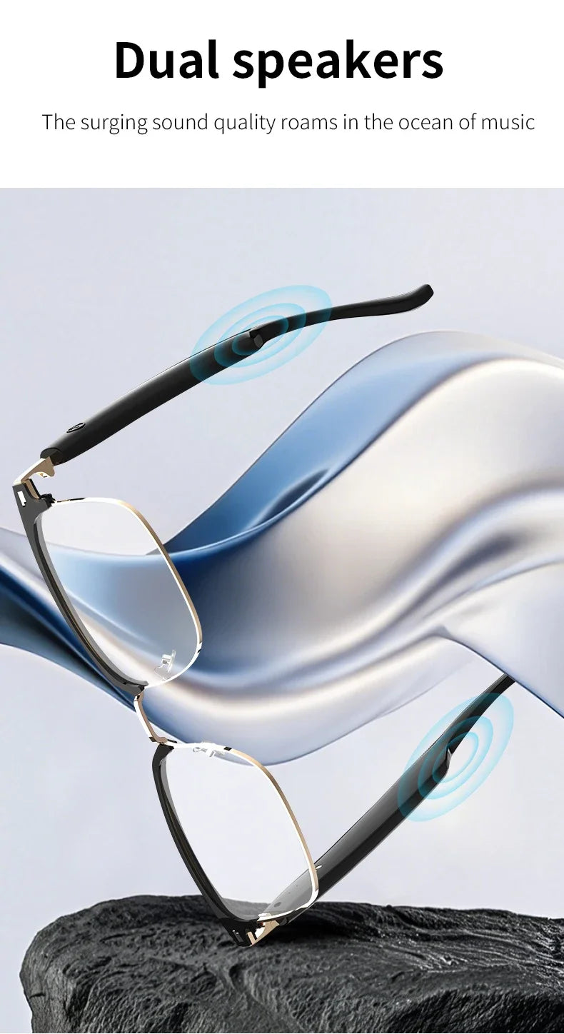 GS13 Smart Glasses Intelligent Color Changing Lenses Bluetooth Call Outdoor Sports Photograph Music Blue Light Smart Sunglasses