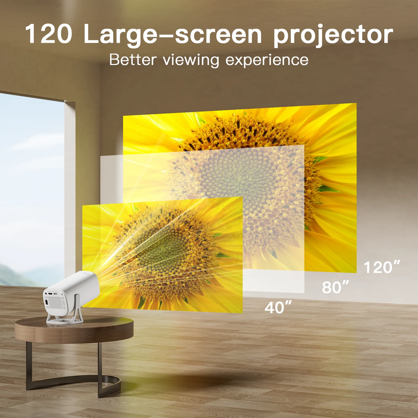 Smart S40 Android 11Projector Support 4K 1080P 2.4G/5GWIFI BT5.0 Projector 1280*720P Home Cinema Portable Projector