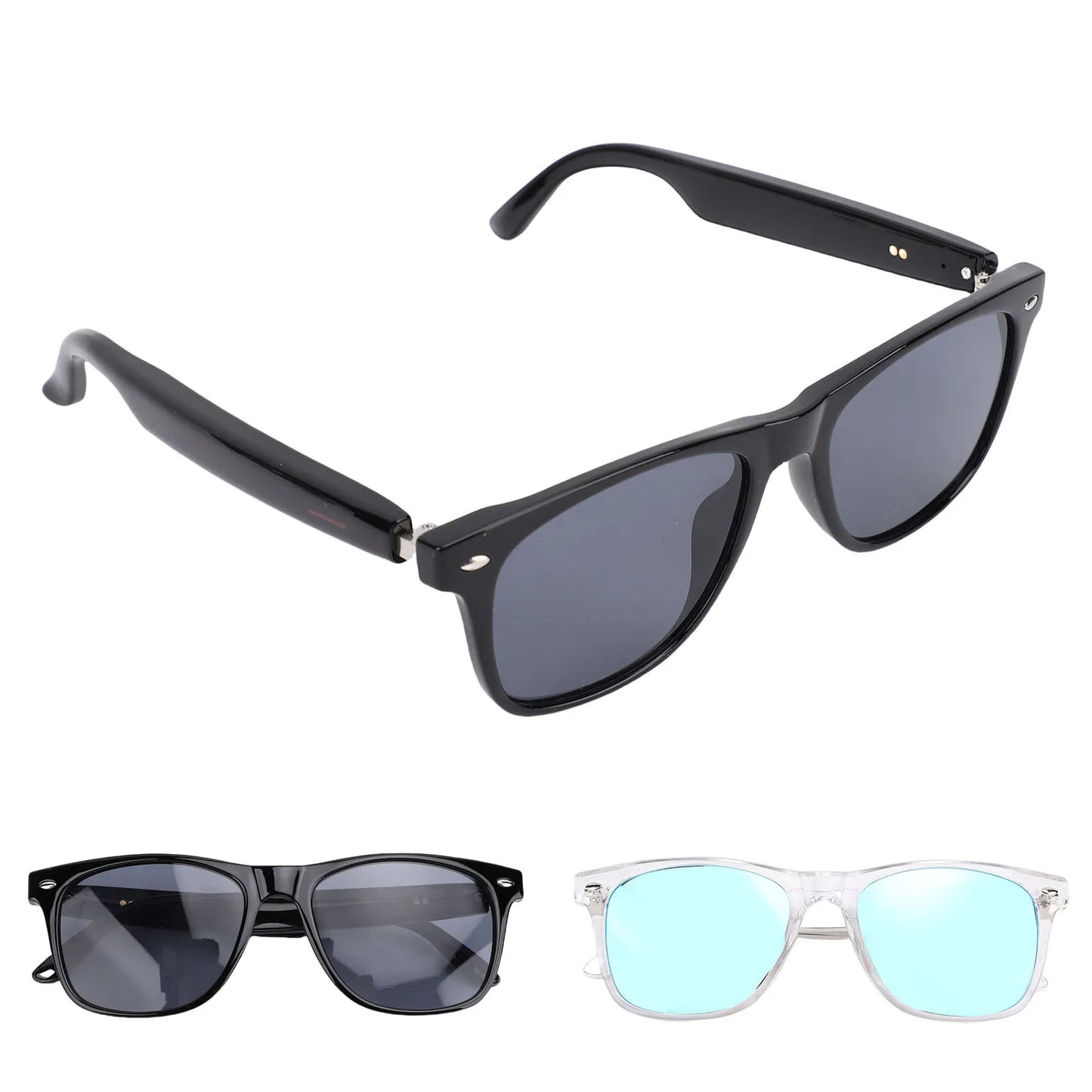 Smart Glasses Music Sunglasses Smart Sunglasses IP65 Water Proof Bluetooth 5.4 Sunglasses Noise Cancelling Built in Mic Speaker