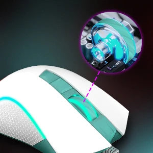 XVX Wired Gaming Mouse 12000 DPI RGB Gaming Mouse with 12 Backlit Modes &7 Macro Buttons PC Gaming Mouse