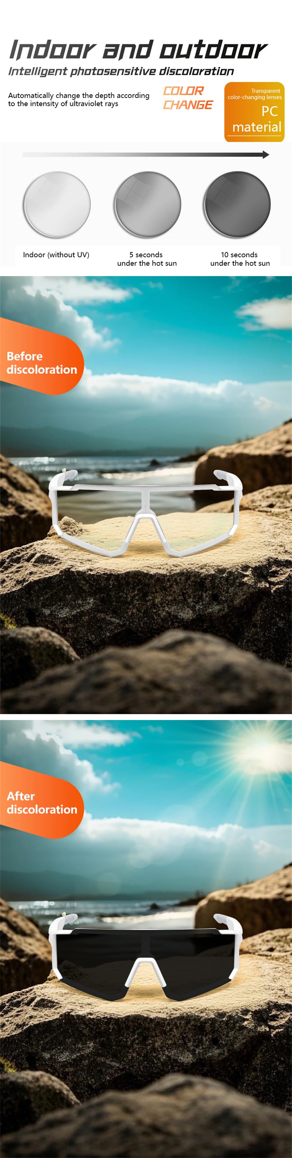 2025 Smart Glasses Cycling Sunglasses For Men Cycl Glasses Mountain Bicycle Goggles Women Outdoor Sports Running UV400 Eyewear