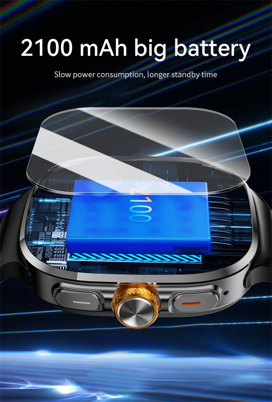 5G/4G Full Network Smart Watch 2.40 inch Big Screen HD Video Call 8GB+128GB RAM 2100mAh Google Play WIFI GPS Sim Card Smartwatch