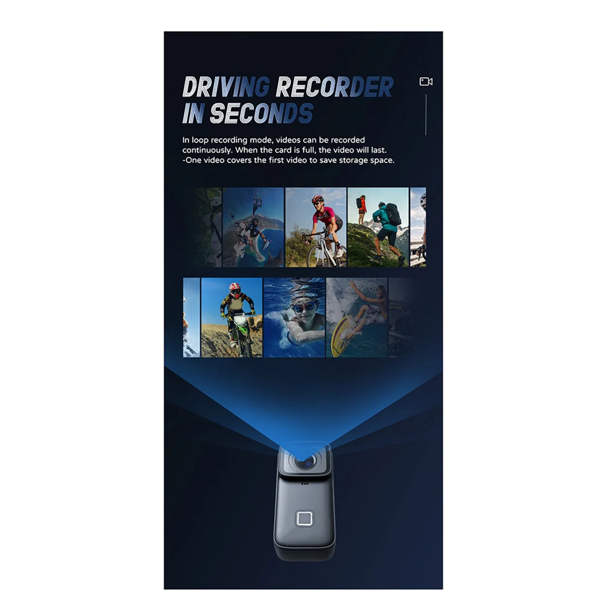 A88M SJCAM C200 Pro Action Camera 4K/30FPS 40M Waterproof Anti Shake Cycling Recorder