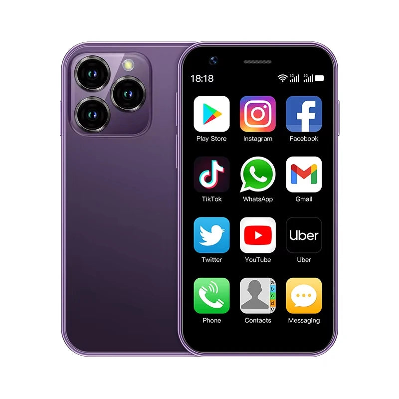 The smart phone in your pocket! SOYES XS16 3-inch Android 10.0 Mini Phone 4G Network Dual SIM Card 3+64G Memory with Play Store