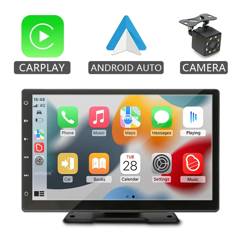 9 inch Car Radio Multimedia Video Player CarPlay Android Auto IPS Touch Screen AUX Input Bluetooth MirrorLink Universal