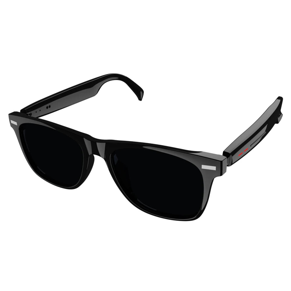 Smart Glasses with Touch Control and Bluetooth Connection Ideal for Listening to Wireless Earbuds and Using Smartwatch Features