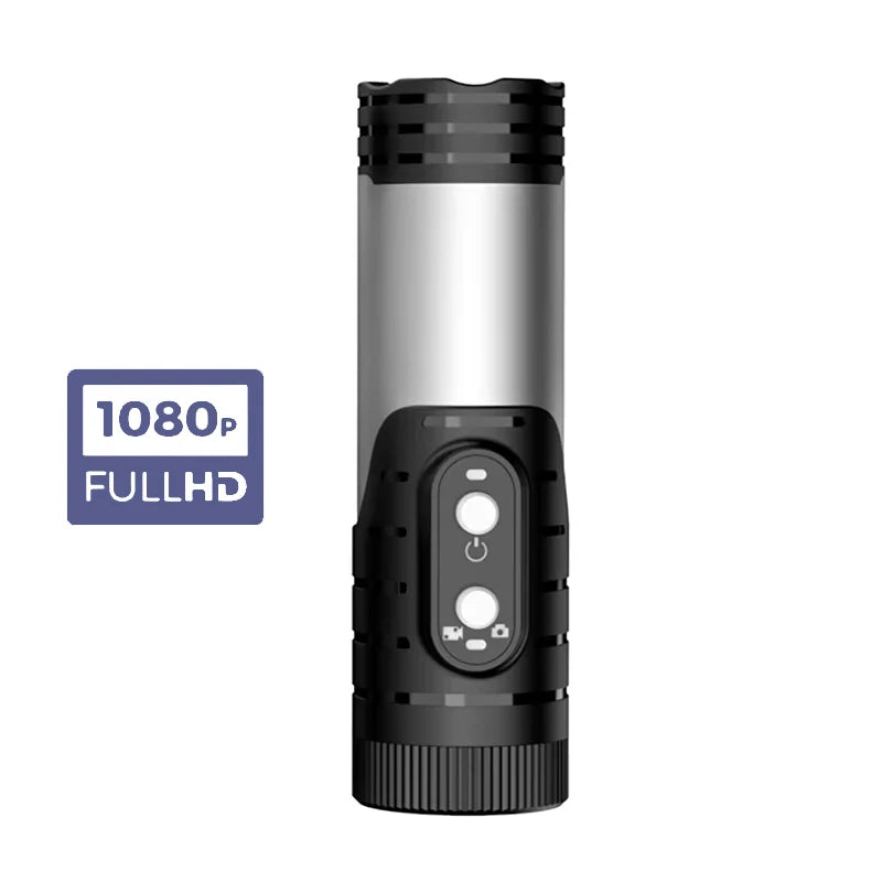 4K Mini Sport DV Action Sport Camera Flashlight Helmet Full HD 1080P Video Ideal Bodycam for Bike, Cycle, Motorcycle Camcorder