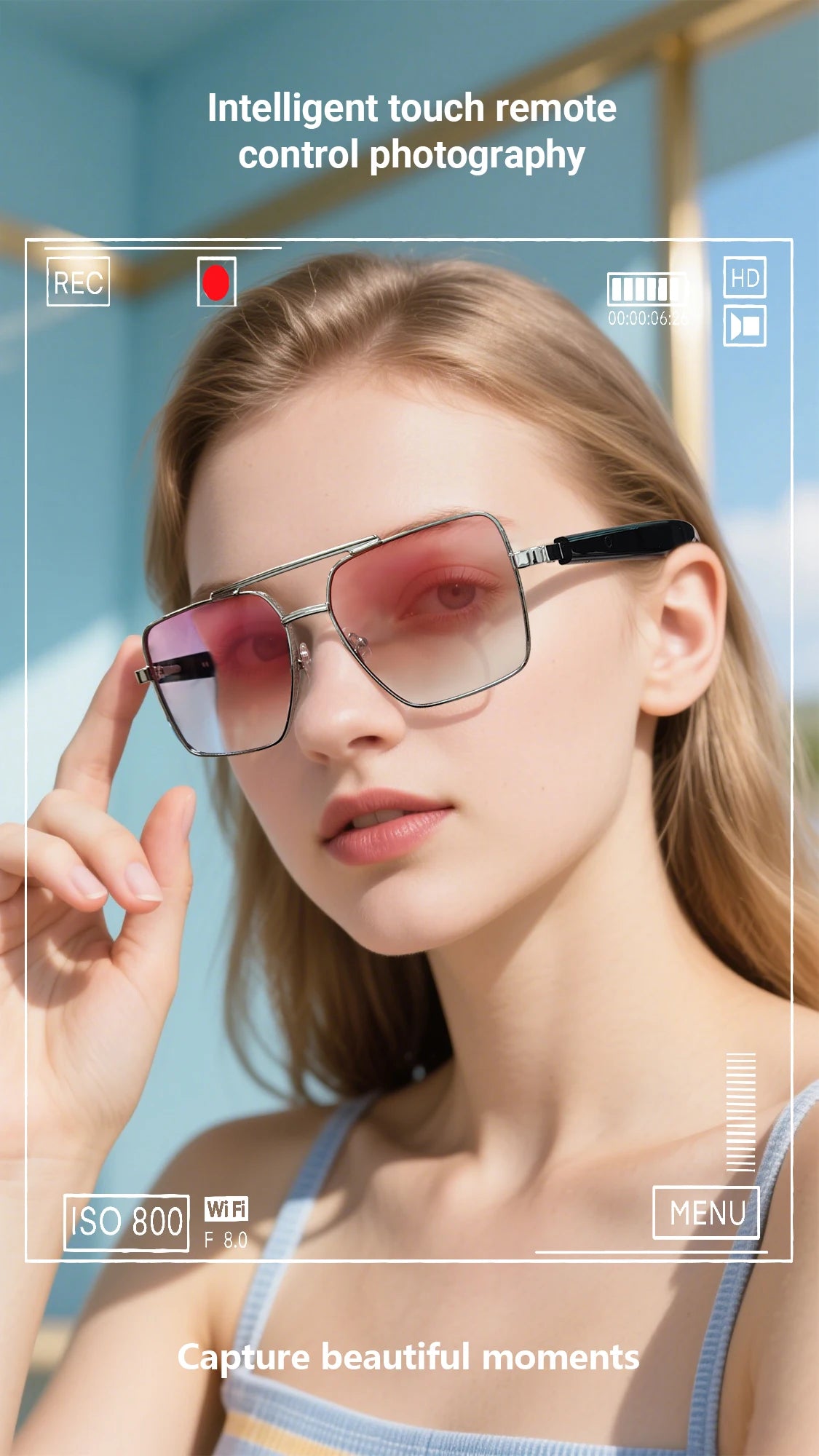 GT-30 smart glasses glasses specificationsTranslation Sunglasses Voice Remote Control Music Eyewear Waterproof Eyeglasses