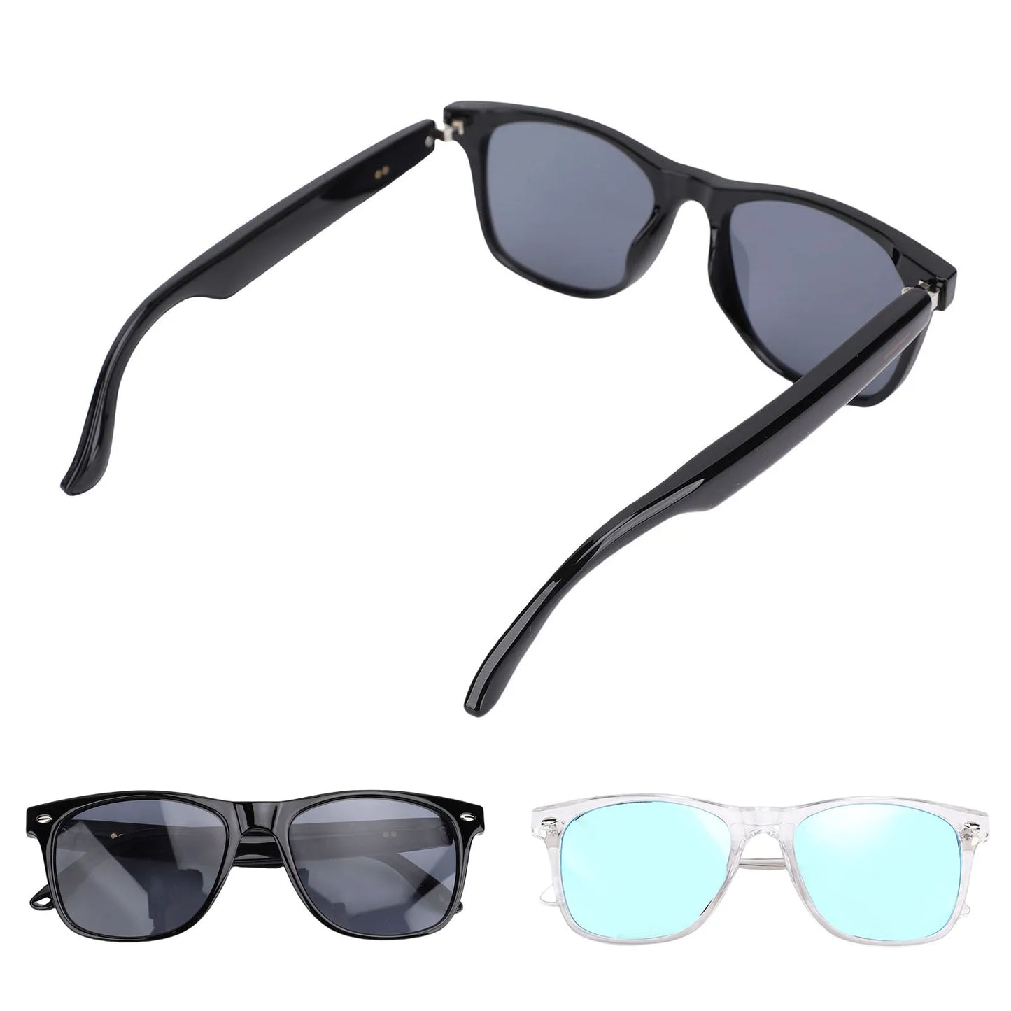 Smart Glasses Music Sunglasses Smart Sunglasses IP65 Water Proof Bluetooth 5.4 Sunglasses Noise Cancelling Built in Mic Speaker