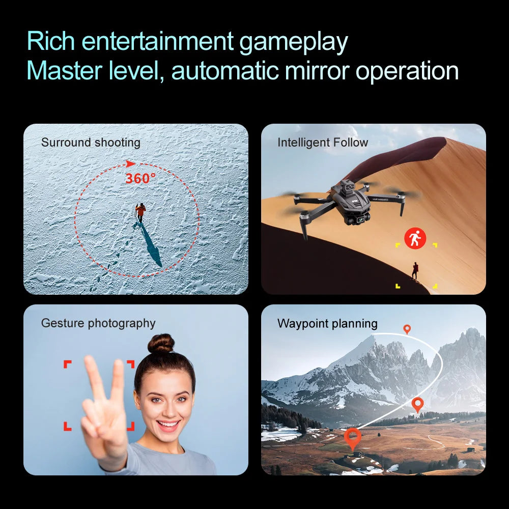 Xiaomi Mijia New V168 Drone Professinal Three Camera Wide Angle Optical GPS Localization Four-way Obstacle Avoidance Quadcopter
