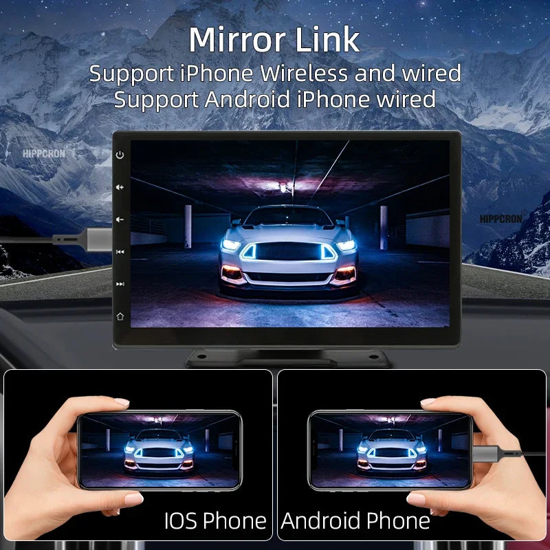 9 inch Car Radio Multimedia Video Player CarPlay Android Auto IPS Touch Screen AUX Input Bluetooth MirrorLink Universal