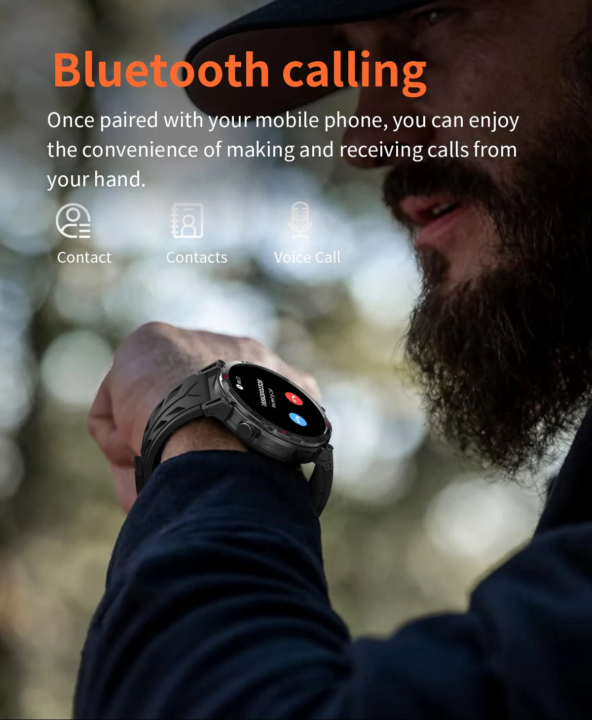 2025 Best seller Military AMOLED HD SmartWatch GPS Compass 10ATM Waterproof Tactics 170+Sport BT call SmartWatch 650Mah Battery