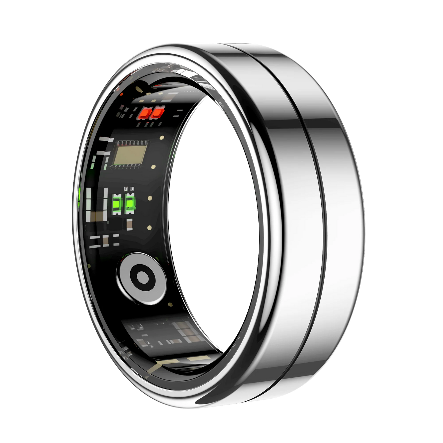 R04 Smart Ring for Men Women 5ATM Waterproof With Charging Case Health and Sleep Monitor Ring Multi-sport Mode Camera Control