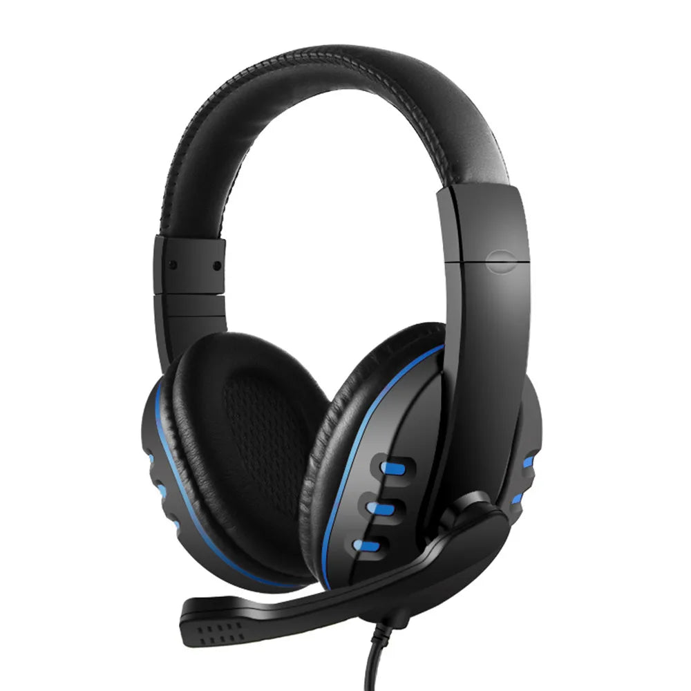 Gaming Headset With Mic Stereo Earphones Deep Bass Headphones Video Game Noise Cancelling with Microphone for PC