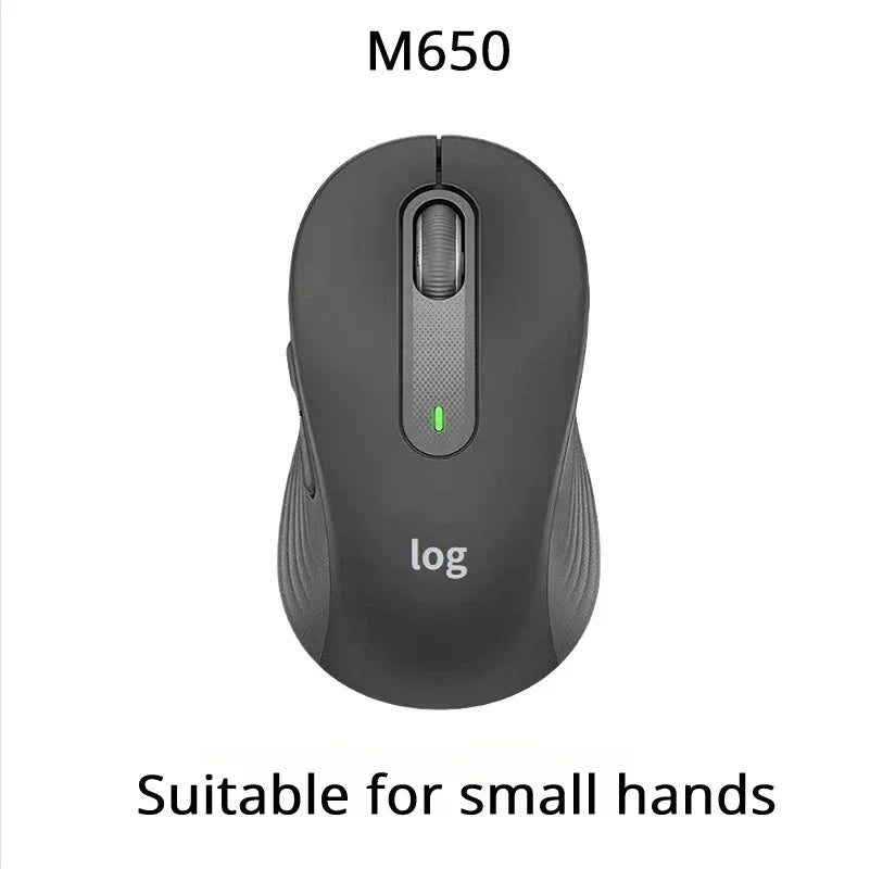 Wireless Logitech M650/650L - Large Size, 24-Month Battery, Ideal for Office Work & Home Use