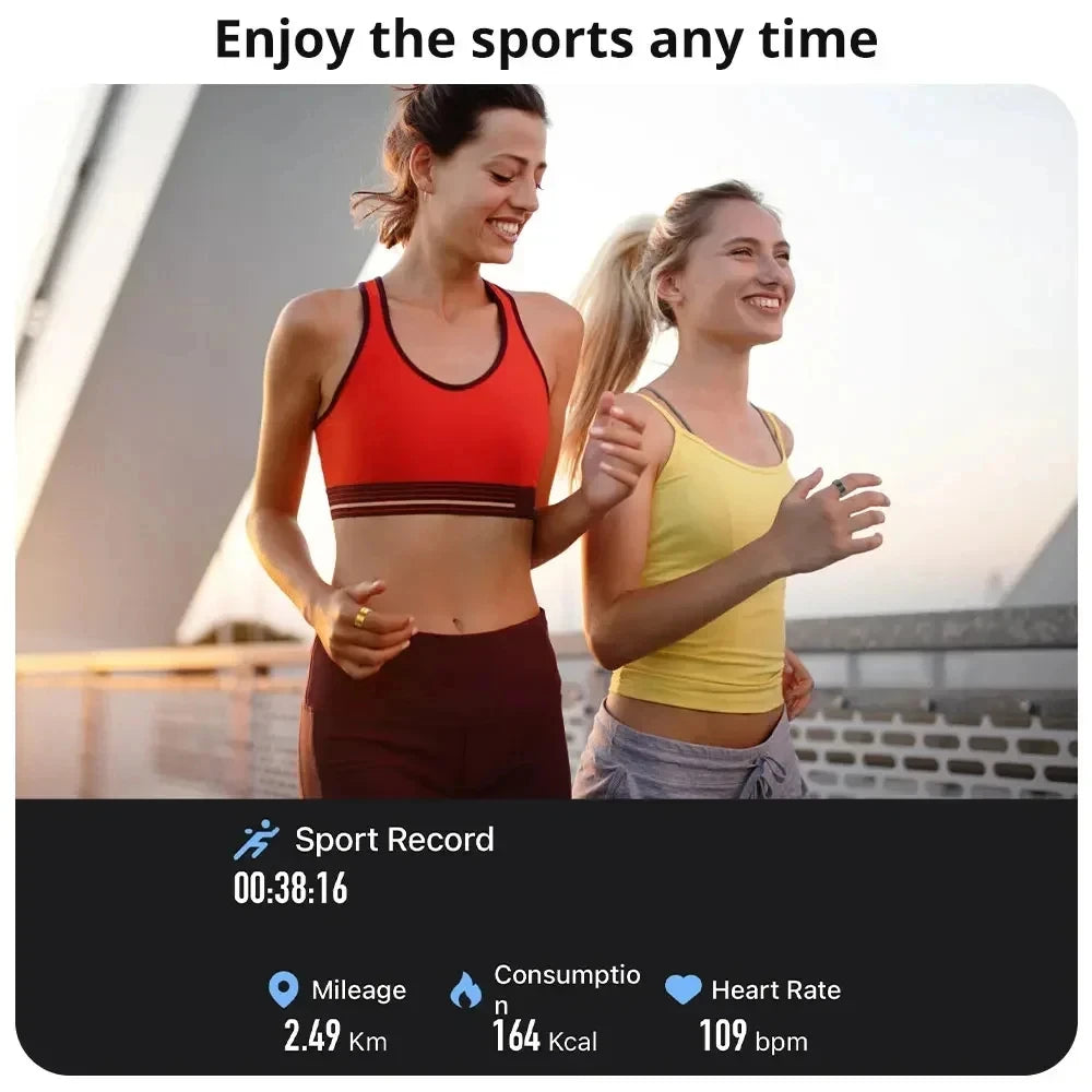 Smart Ring 2024 R06 Health Monitor Blood Pressure Sleep Heart Rate Waterproof Smart Rings Multiple sports modes For Xiaomi IOS