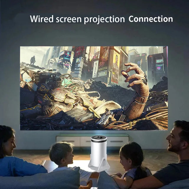 4K Projector H300 Android 11 Portable RK3326 Quad Core BT5.0 1280*720P Home Cinema Dual Wifi6 120ANSI Outdoor Projetor