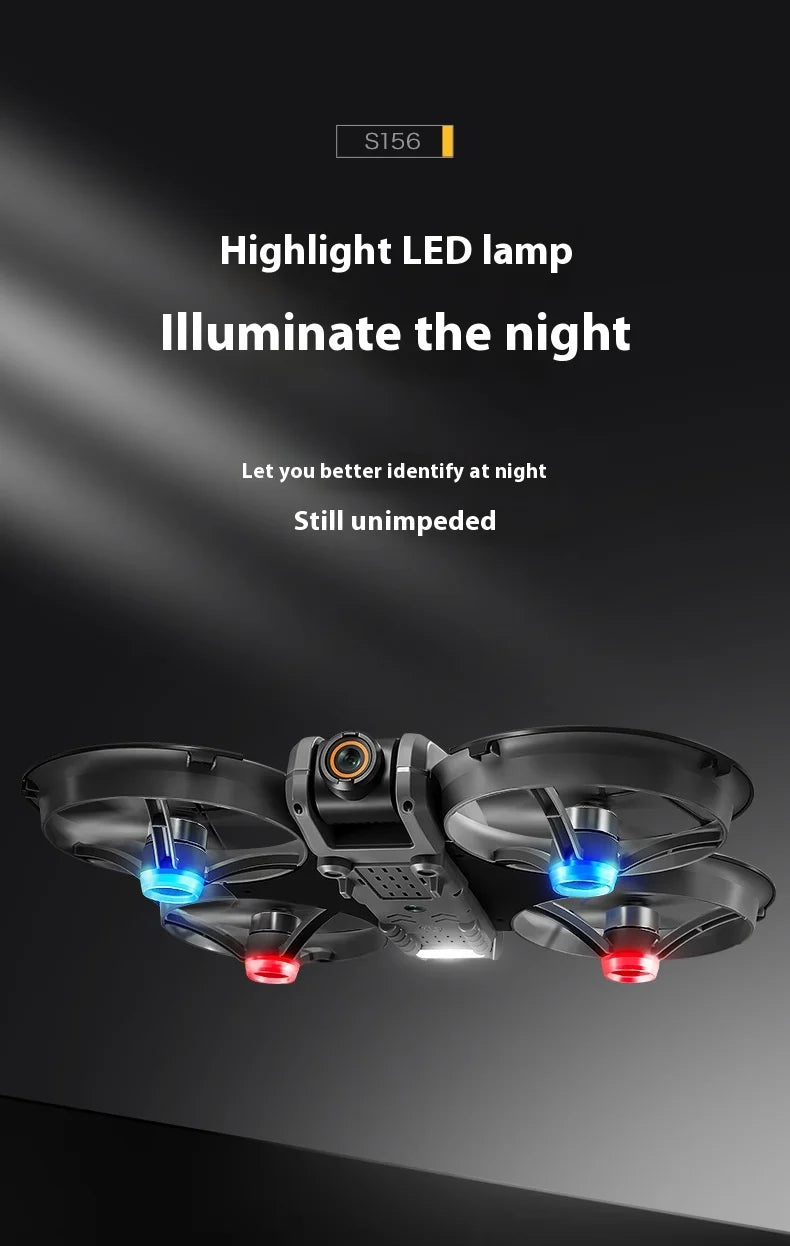 2025 New Xiaomi S156 Professional Drone With 8k Camera 5g Wifi Fpv Uav Quadcopter Obstacle Avoidance Remote Control Screen