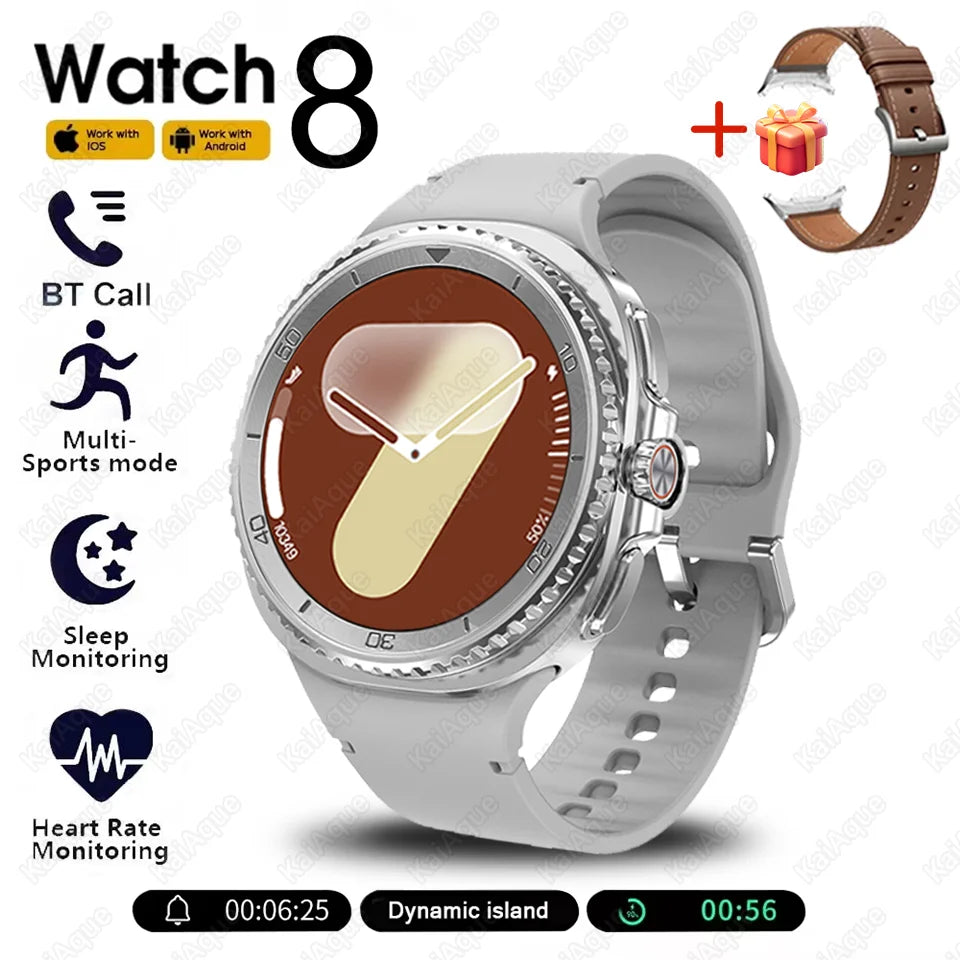New DT Watch 8 Ultra Smart Watch Classic NFC Health Monitoring GPS Bluetooth Call IP68 Waterproof HD Smartwatch For IOS Android