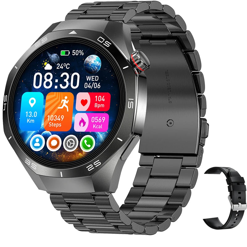 IMOSI New Outdoor Sport Smart Watch Men 360*360 HD Display Heart Rate Fitness Waterproof Business Bluetooth Call Ftiness Watches