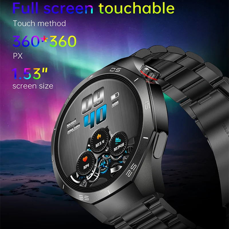 IMOSI New Outdoor Sport Smart Watch Men 360*360 HD Display Heart Rate Fitness Waterproof Business Bluetooth Call Ftiness Watches